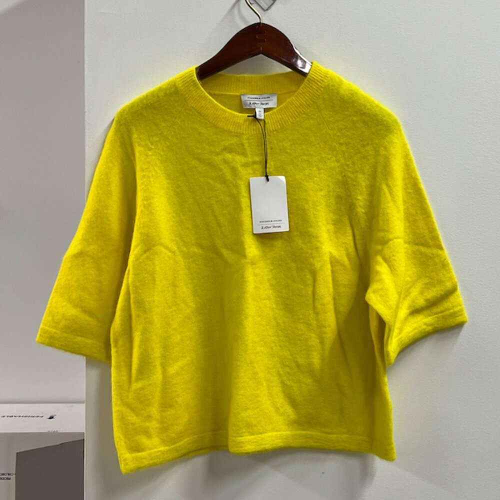 Stockholm Atelier & Other Stories Yellow Pullover Sweater Size S